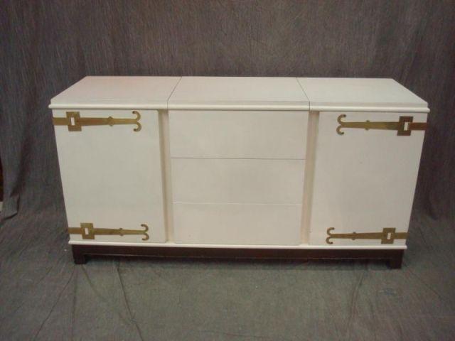 Parzinger Style White Lacquer Midcentury bae93