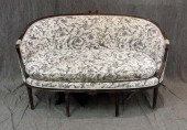 Louis XV Style Upholstered Loveseat  bb5d5