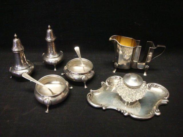Assorted Sterling Salt and pepper  bb58d