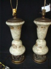 Pair of Decorative Urn Form Midcentury
