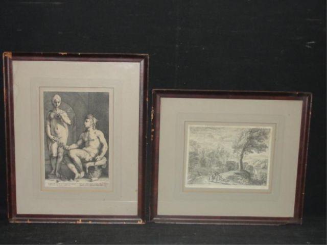 2 Etchings 1 Old Master and 1 bd1d3