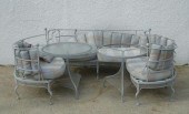 5 Pieces of Midcentury Iron Outdoor bdce6