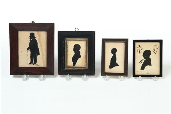 FOUR SILHOUETTES American 1st 1091b8