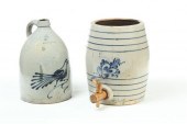 TWO PIECES OF STONEWARE American 109267