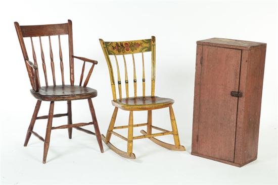 TWO CHAIRS AND A CUPBOARD American 109372