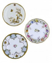 A ROYAL CROWN DERBY PLATE painted 1094b3