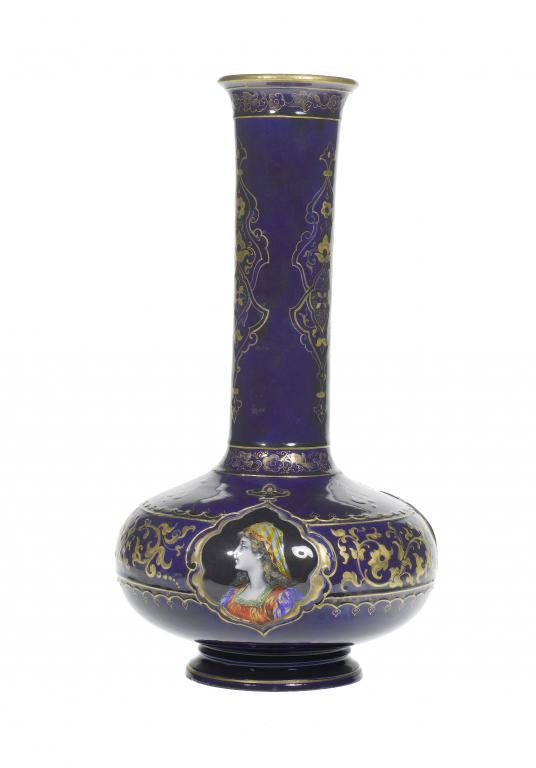 A FRENCH EARTHENWARE 'PERSIAN'