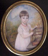 Portrait miniature English early 109ce6