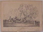 Kellogg lithograph of The Charter Oak