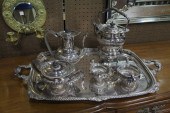 STERLING SILVER SET.  England  early