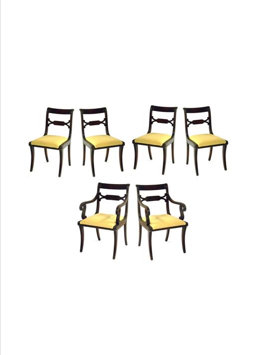 Set of six Kittinger chairs carved 10c2f0