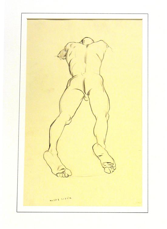 Original work on paper  figure drawing by