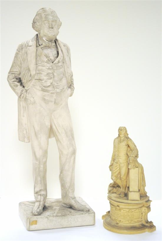 Two plaster sculptures of English 10a751