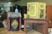 GROUP OF FOUR ADVERTISING TINS. Including