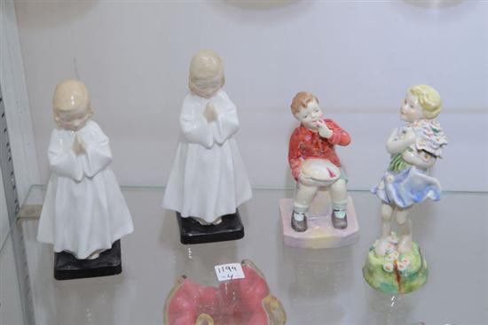 GROUP OF THREE ROYAL DOULTON FIGURINES AND