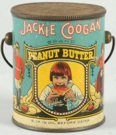 Jackie Coogan Peanut Butter Pail. 
Original