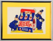 Cardboard Pepsi-Cola Pepsi & Pete Cutout.