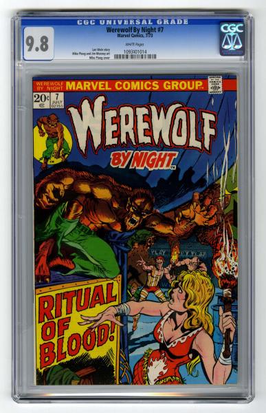 Werewolf By Night #7 CGC 9.8 Marvel Comics