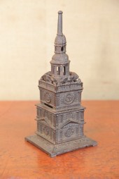 CAST IRON BANK. Tower Bank probably