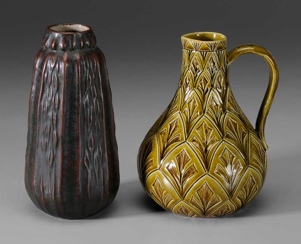 Two Art Pottery Vessels American  10edc1