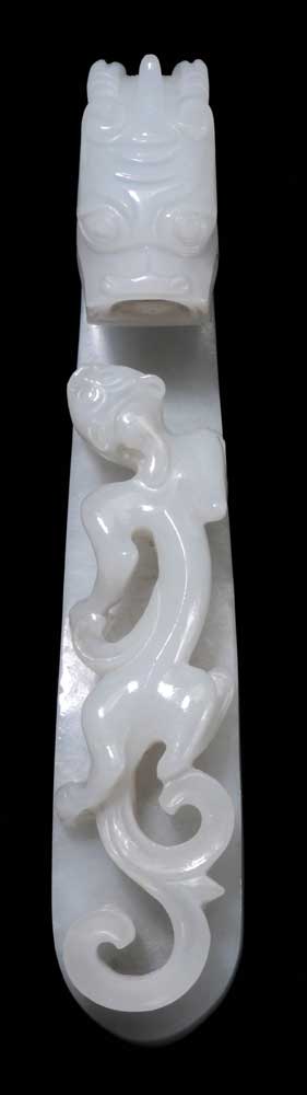 White Jade Belt Hook Chinese well carved 10edcc