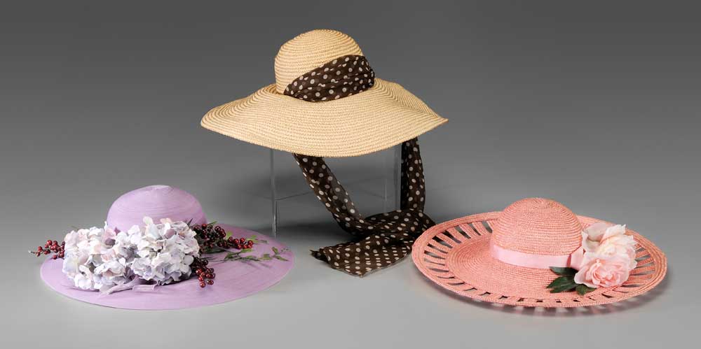 Three Kentucky Derby Ladies' Hats