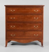 Federal Inlaid Cherry Chest of 110e50