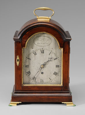 George III Mahogany Bracket Clock late 18th