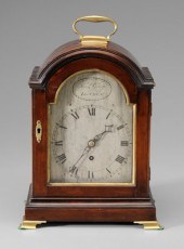 George III Mahogany Bracket Clock 1110f7