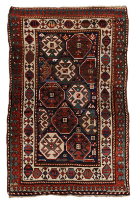 Kazak Rug Caucasian multiple octagonal 111105