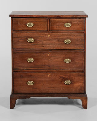 Southern Federal Walnut Chest attributed 1110fe