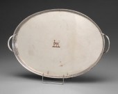 Old Sheffield Plate Gallery Tray English,