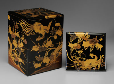 Lacquer Jubako Japanese, late 19th/early