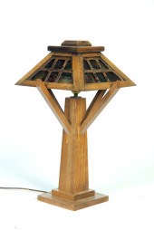TABLE LAMP.  American  20th century