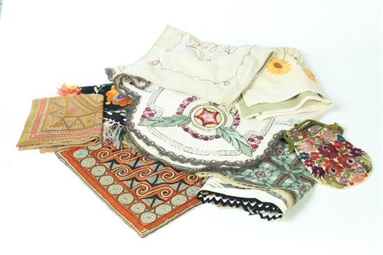 GROUP OF ARTS & CRAFTS TEXTILES.  American