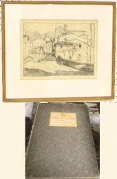 Ernest D Roth 1879 1964 etching 10fe64