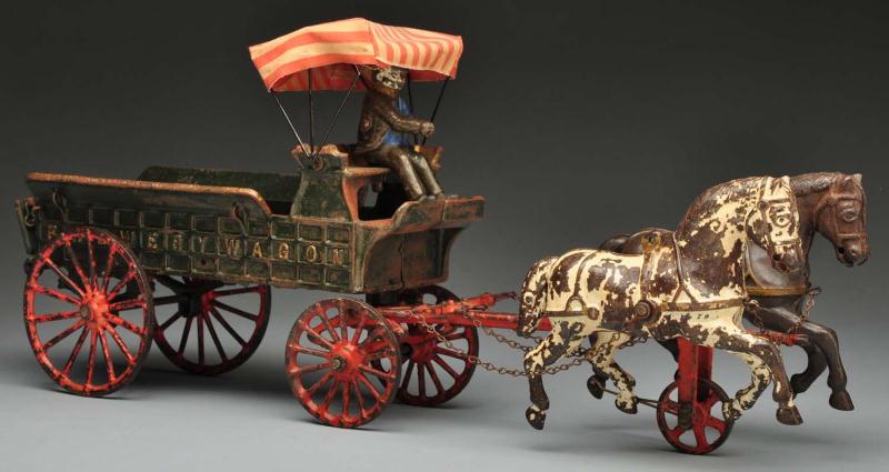Cast Iron Ives Brewery Wagon Horse Drawn 112d85