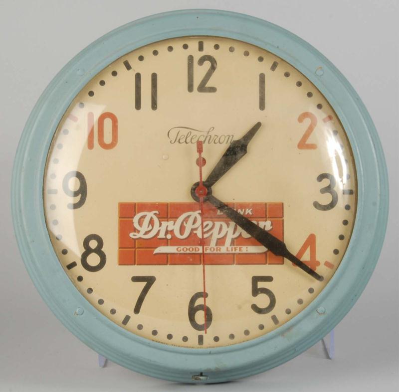 Dr Pepper Telechron Electric Clock  112dfe