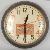 Dr. Pepper Electric Clock. 
Description