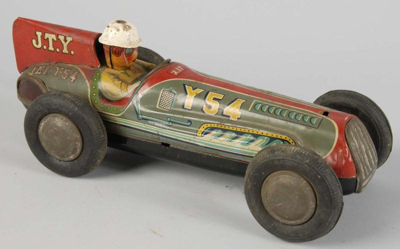 Tin Litho Race Car Friction Toy  112e7c