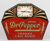 Replica of 1930s Dr. Pepper Clock. 
Description