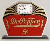 Dr. Pepper Replica Clock. 
Description