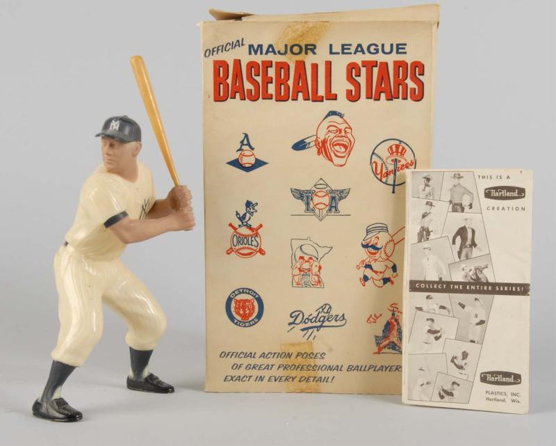 Plastic Hartland Mickey Mantle Baseball Figure.
