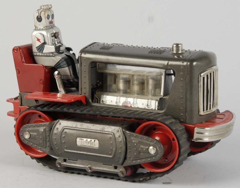 Tin Litho Robot Bulldozer Battery Operated 113076