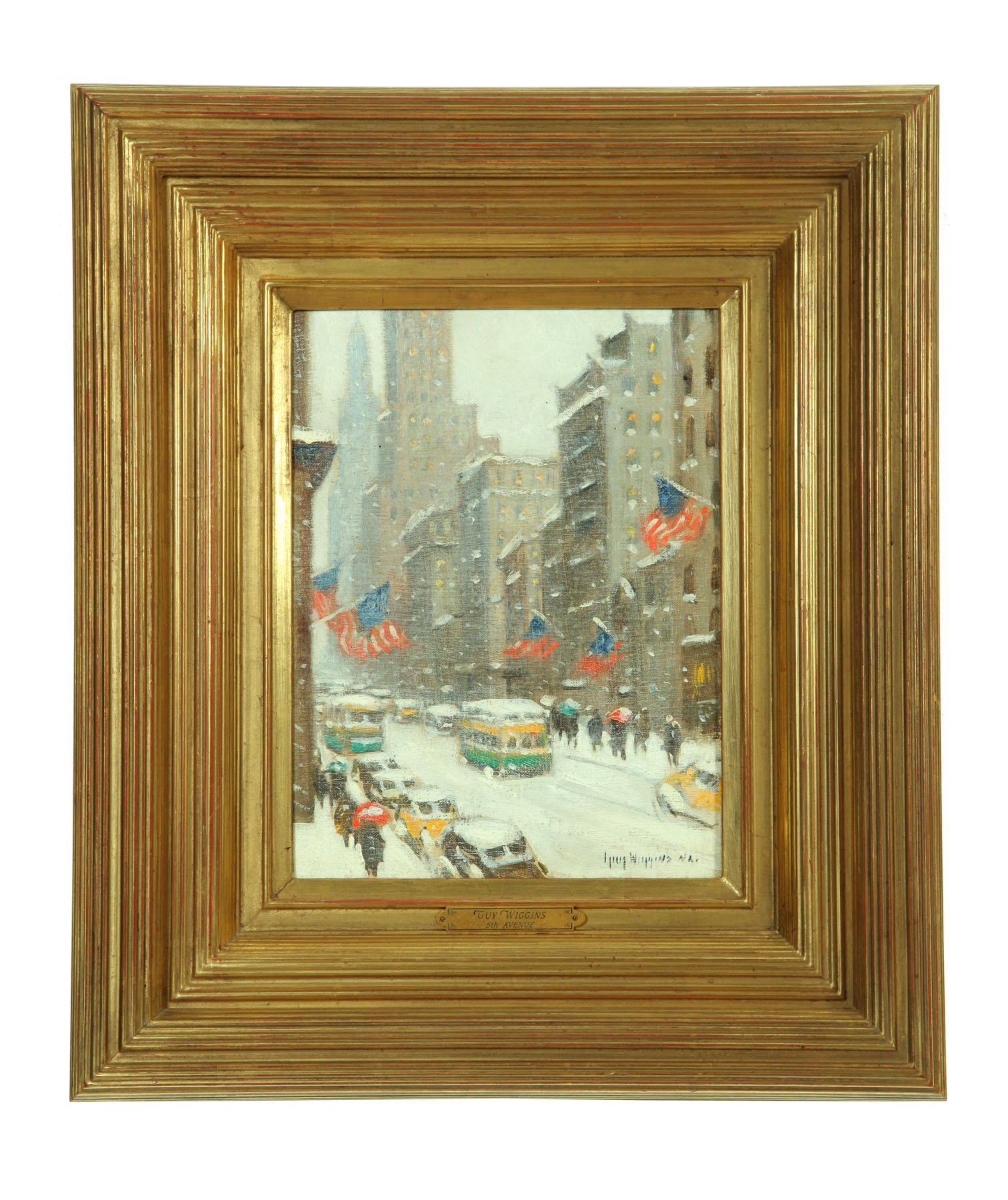 LOOKING DOWN 5TH AVE BY GUY CARLETON 1136b7