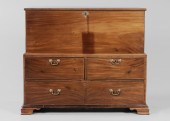 Chippendale Mahogany Lift Top Chest  1139f6