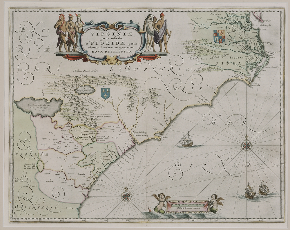 17th Century Map of the Southeast 113b49