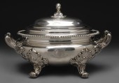 Fine English Silver Covered Tureen,