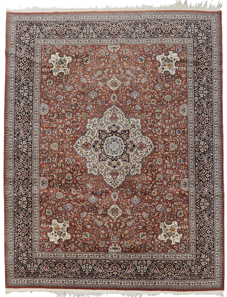 Kashan Style Hand Woven Carpet 113c9a