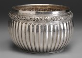 Silver Bowl probably Indian, 20th century,